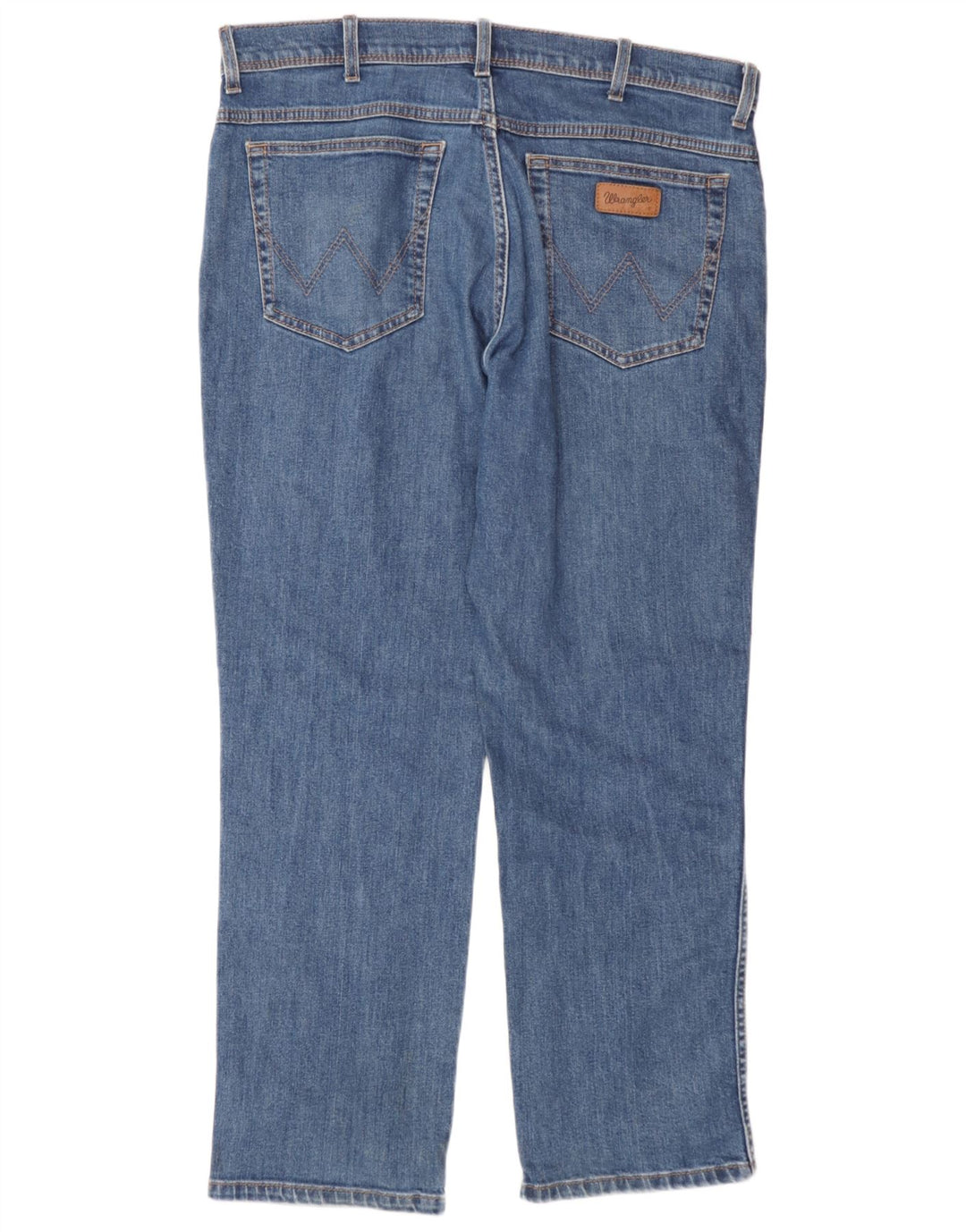 Męskie jeansy Wrangler o prostym kroju W36 L30, niebieskie, bawełniane