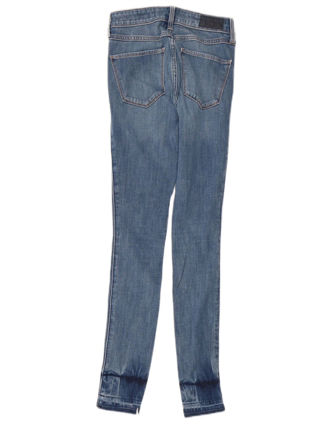 HOLLISTER Damskie jeansy skinny z wysokim stanem US 00 2XS W23 L30 Niebieskie bawełniane