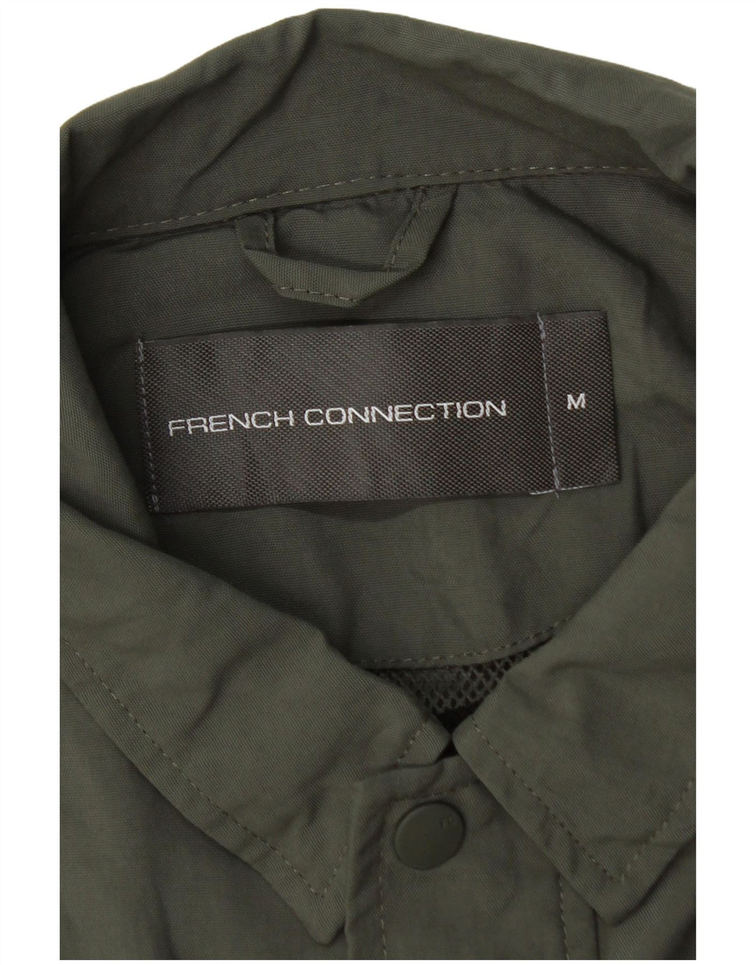 Męska koszula wierzchnia French Connection, średni khaki, poliamid