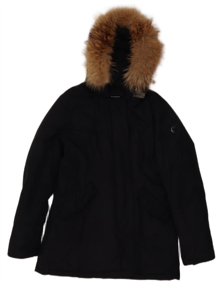 Damska ocieplana kurtka z kapturem Champion UK 14, średni granat