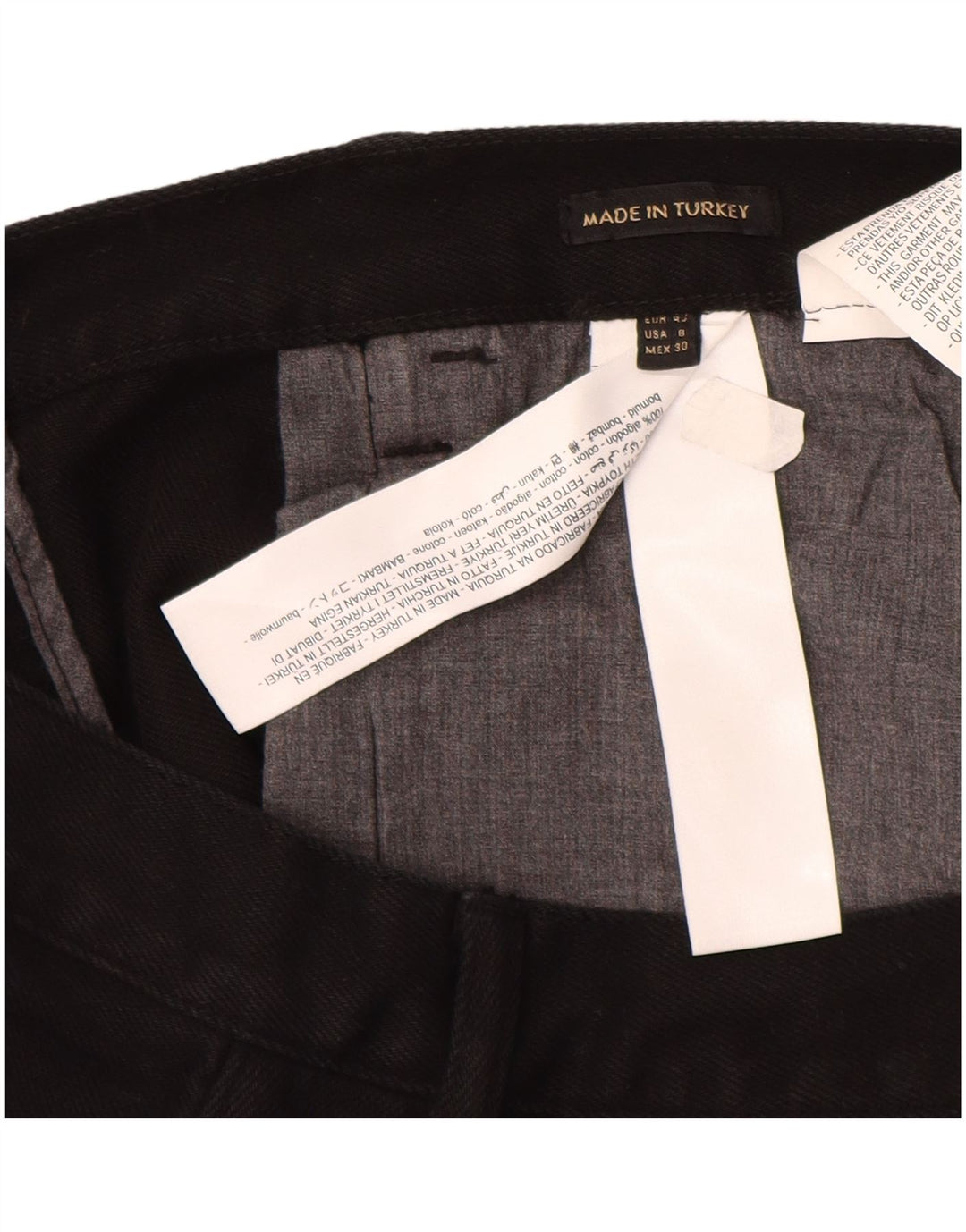 Damskie jeansy Massimo Dutti z wysokim stanem, proste EU 40, średnie W30 L29, czarne