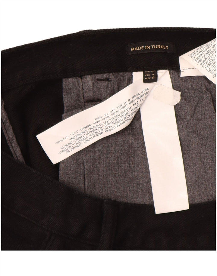 Damskie jeansy Massimo Dutti z wysokim stanem, proste EU 40, średnie W30 L29, czarne