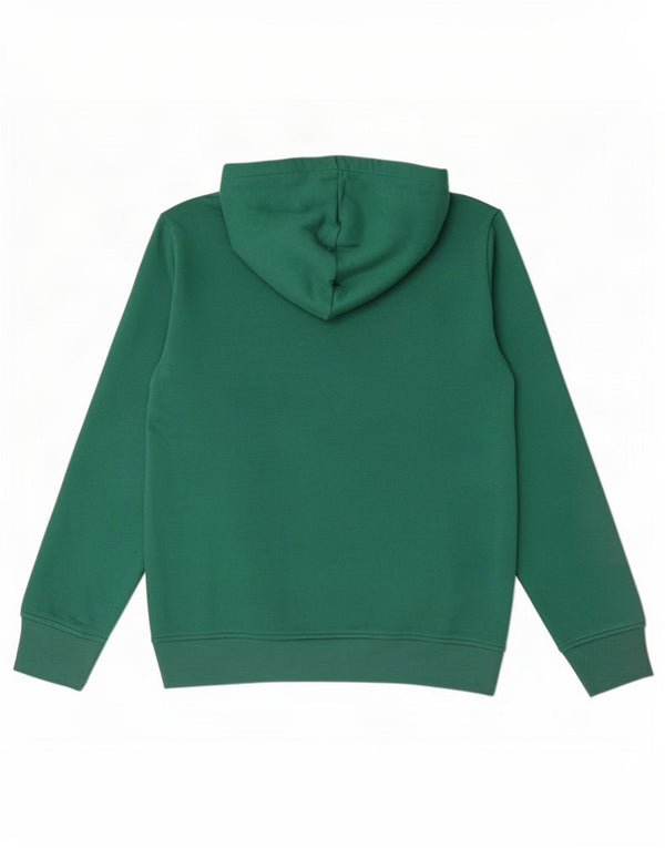 The North Face Boys Graphic Hoodie Jumper 14-15 Years XL Green Cotton