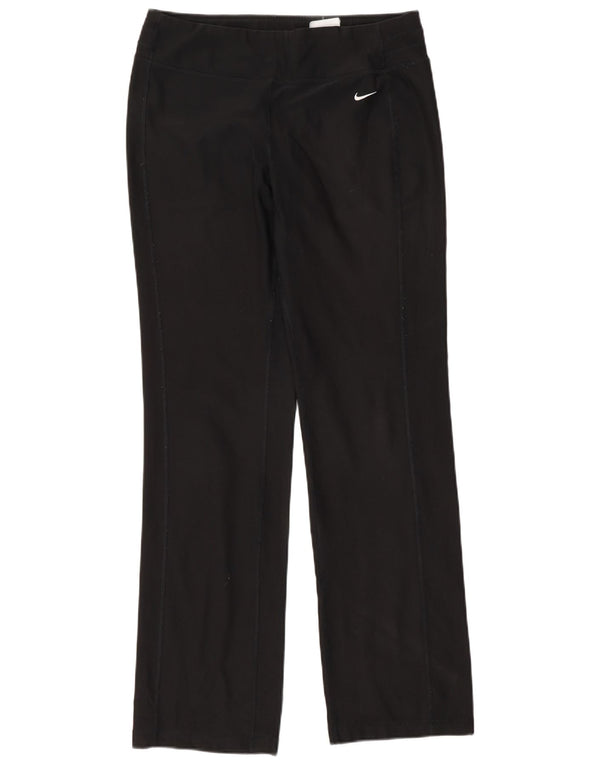 Damskie spodnie dresowe Nike Dri Fit UK 14, średni czarny poliester