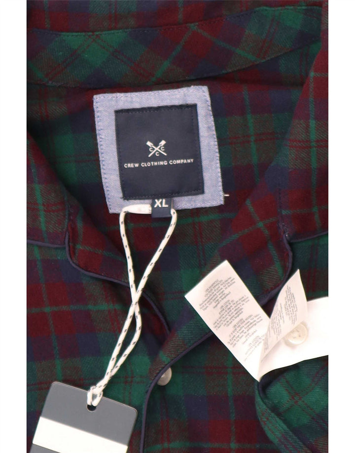 Crew Clothing Męska koszula flanelowa XL w wielokolorową kratę, bawełniana