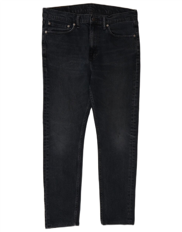 Męskie jeansy Levi's Slim W34 L30 Granatowa bawełna