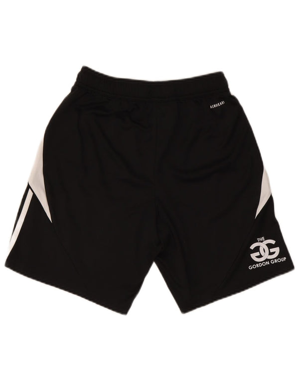 Męskie spodenki sportowe Adidas Aeroready Graphic, małe, czarne, z blokami kolorów