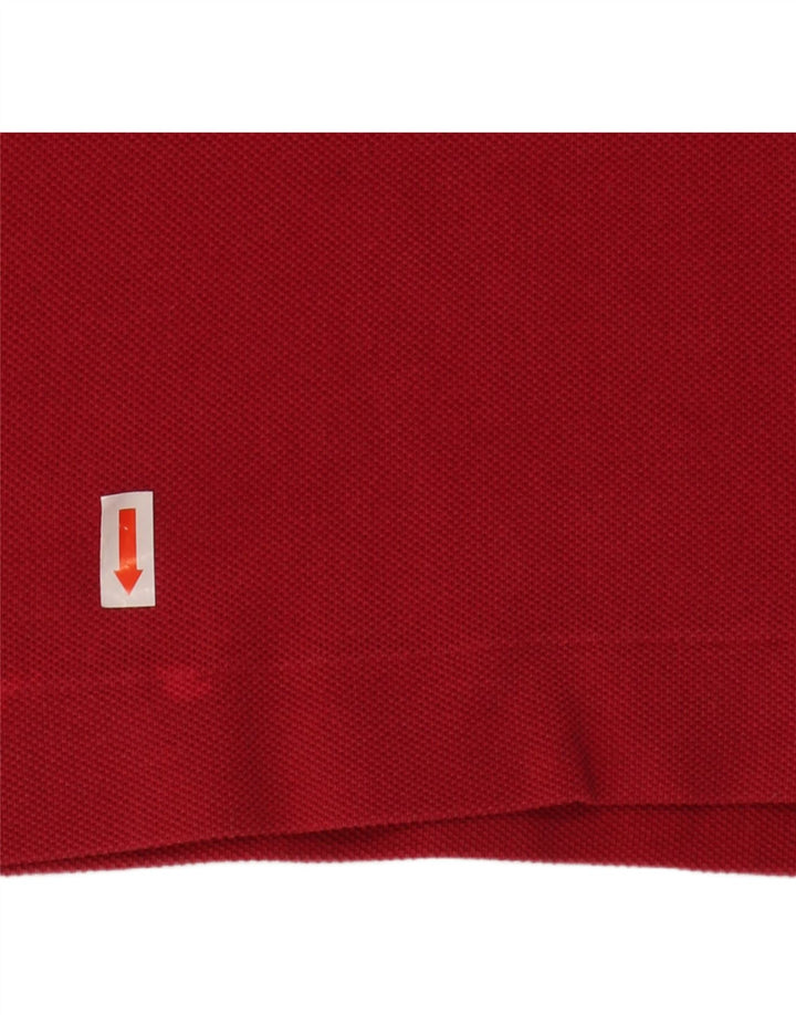 LACOSTE Mens Polo Shirt Size 3 Small Red Cotton Vintage Lacoste and Second-Hand Lacoste from Messina Hembry 