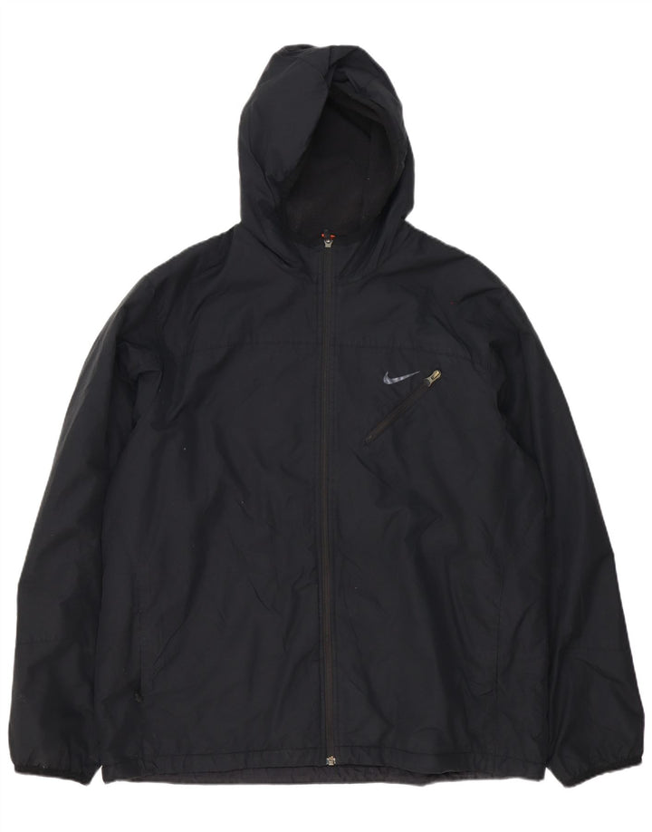 Męska kurtka dresowa z kapturem i kapturem Nike UK 46/48 XL Czarny poliester