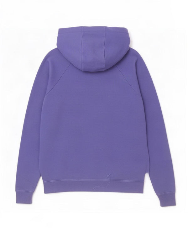 Damski sweter oversize z kapturem i zamkiem błyskawicznym Nike UK 6 XS, fioletowa bawełna