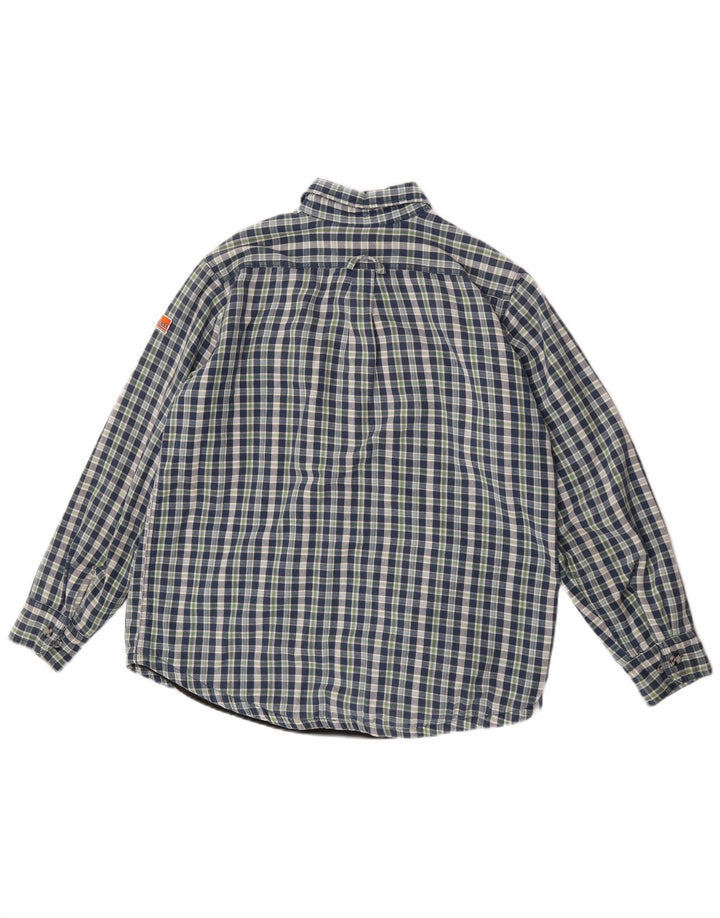 Koszula flanelowa męska Black Jack Lumberjack w dużą niebieską kratkę, bawełniana
