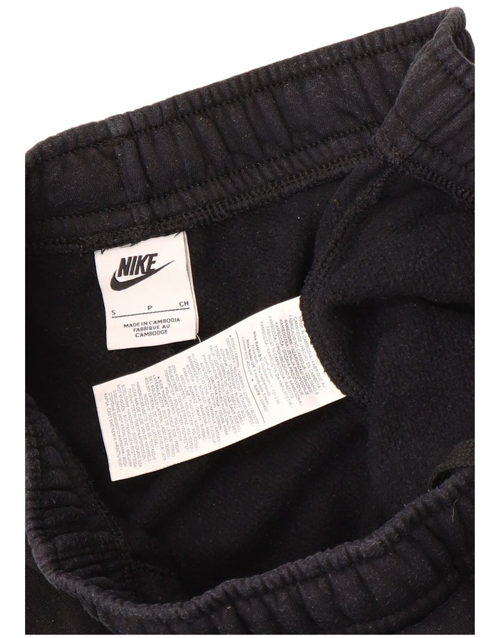 Męskie spodnie dresowe Nike Cargo, małe, czarne, bawełniane