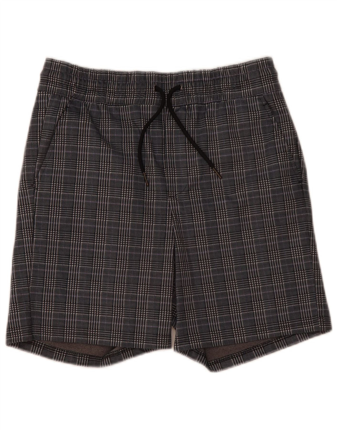 Męskie spodenki chino Jack & Jones, małe W29, szary poliester w kratę