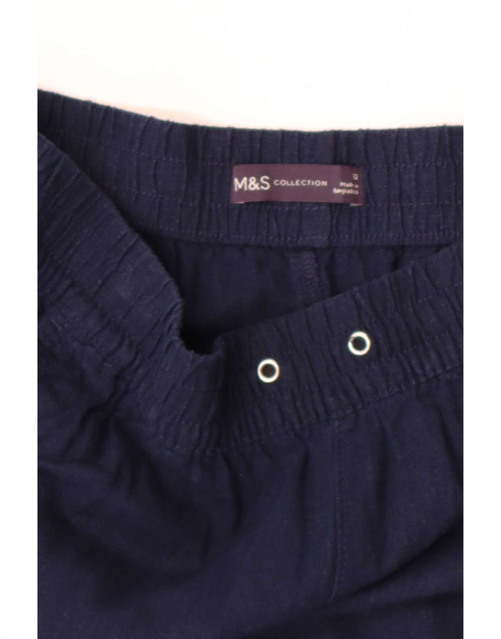 Damskie spodenki Chino Marks & Spencer UK 12 Medium W30 Granatowe