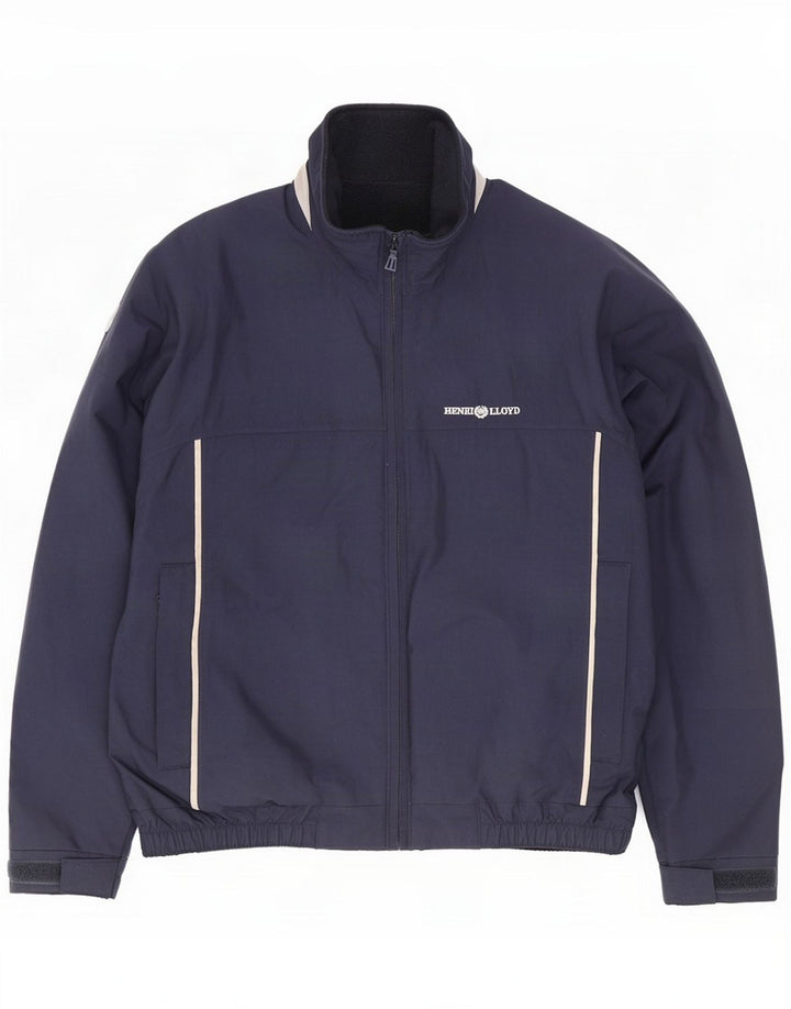 Henri Lloyd Męska kurtka wiatrówka UK 38 Medium Navy Blue Nylon