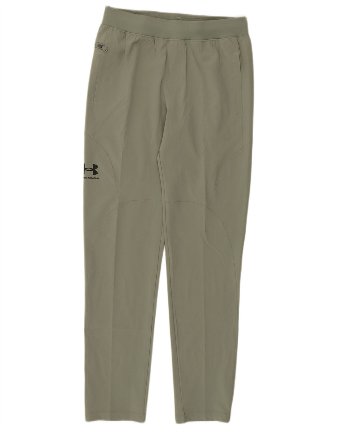 Spodnie dresowe chłopięce Under Armour 11-12 lat, duże, zielone, sportowe