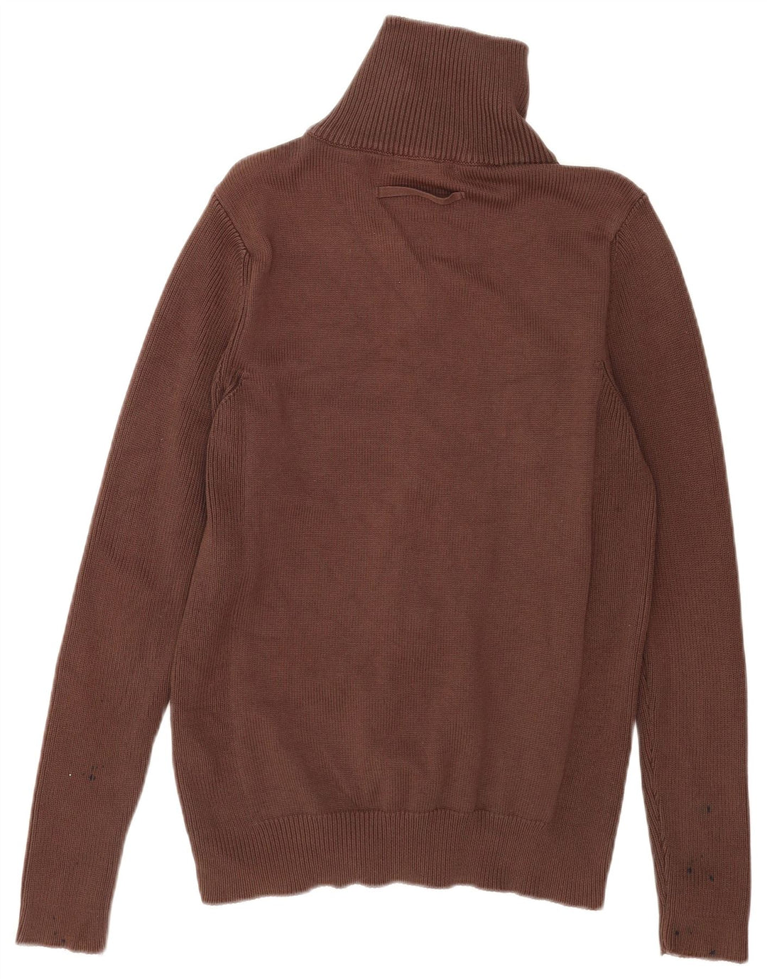 Męski sweter Zara, duży, brązowy, bawełniany