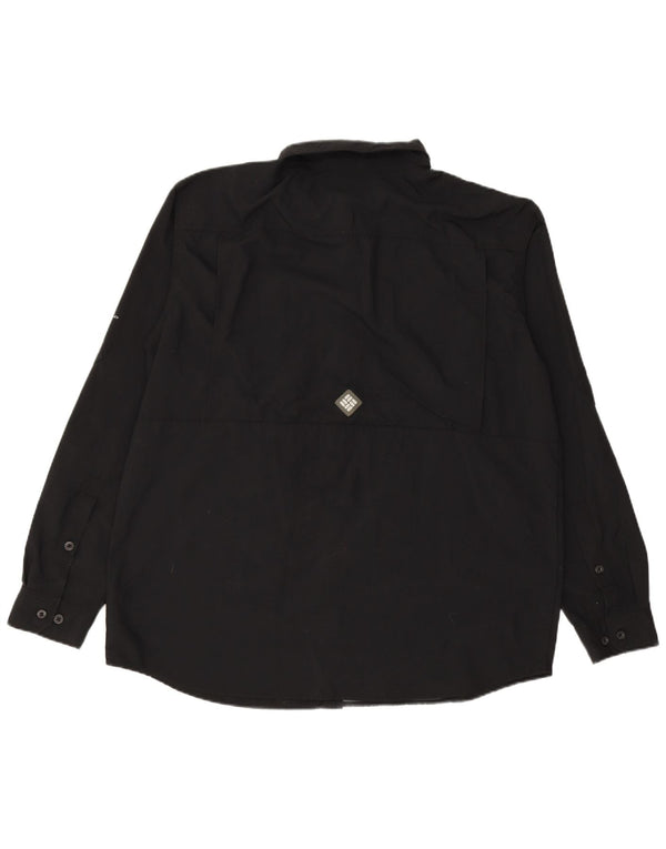 Koszula męska COLUMBIA XL, czarny nylon