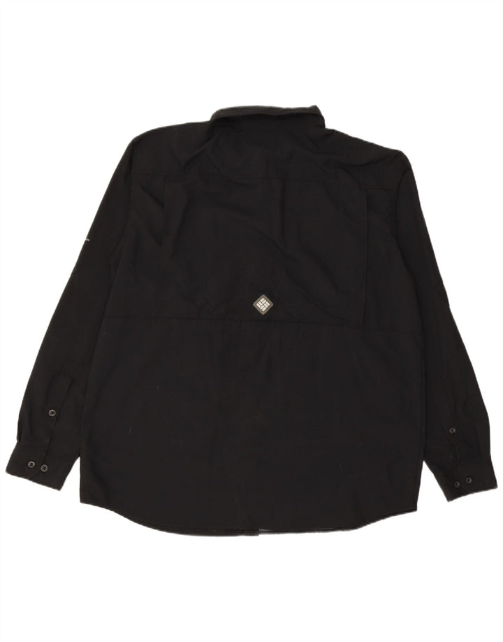 Koszula męska COLUMBIA XL, czarny nylon