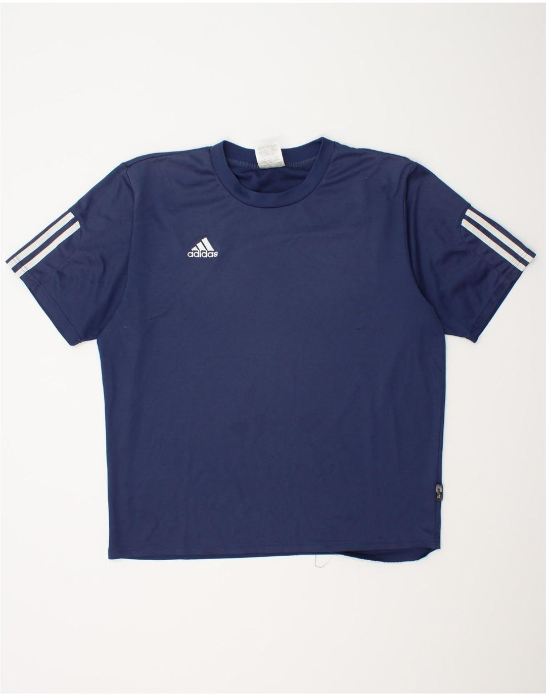 Męski T-shirt ADIDAS Climalite, duży, granatowy, poliester