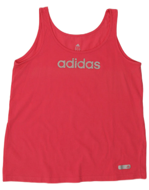 Damska kamizelka graficzna Adidas Top UK 20/22 XL Różowa
