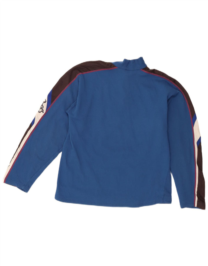 Damski dres z zamkiem błyskawicznym Asics UK 14 w kolorze średnioniebieskim