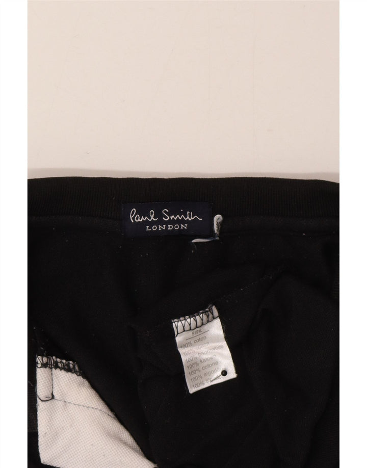 Męska koszulka polo Paul Smith, duża, czarna, bawełniana