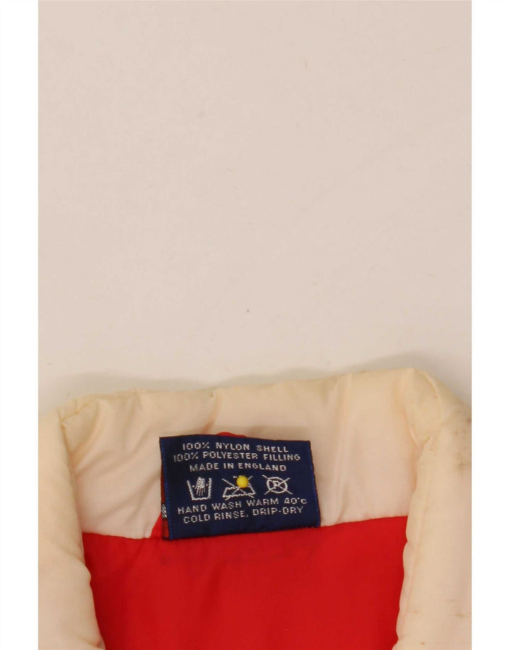 Męska wyściełana kamizelka Musto UK 38 Średni wielobarwny nylon z blokami kolorów