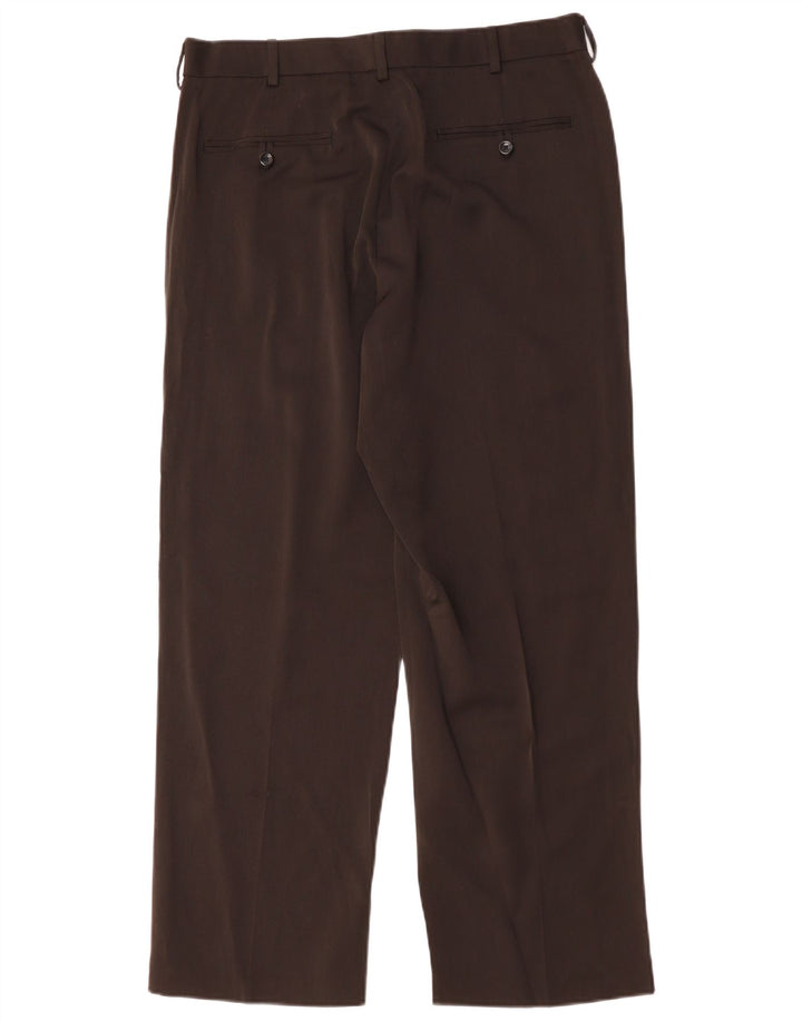 Męskie proste spodnie chino Izod W34 L29 Czarny poliester