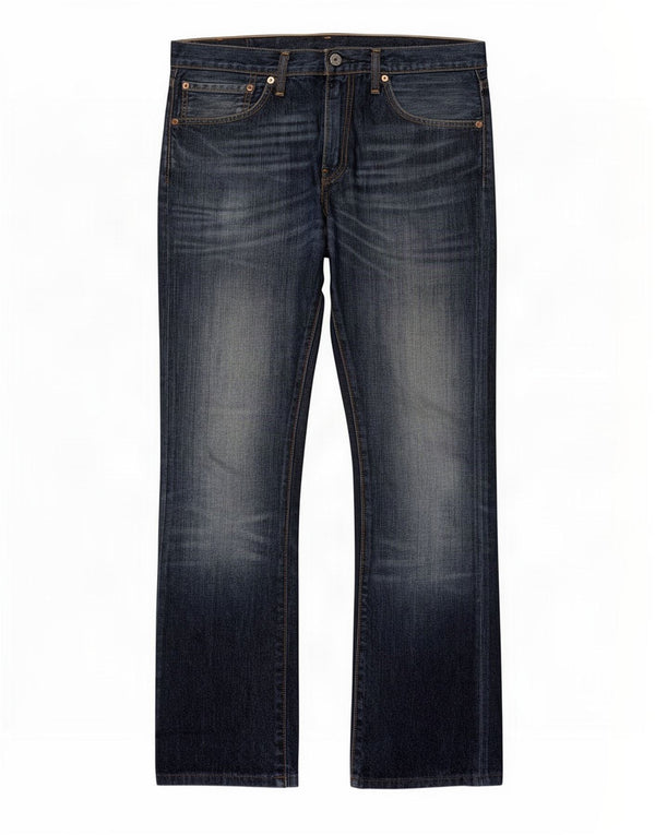 Męskie jeansy Levi's 527 Bootcut W34 L31 Granatowa bawełna