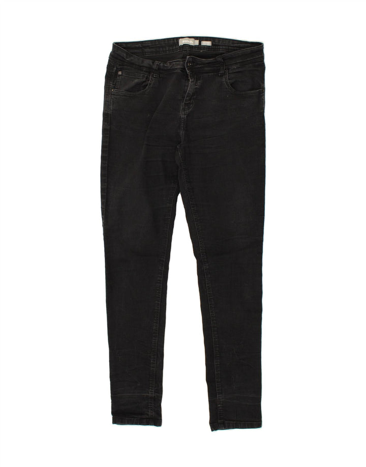 Damskie jeansy skinny BENCH W34 L34 Czarna bawełna