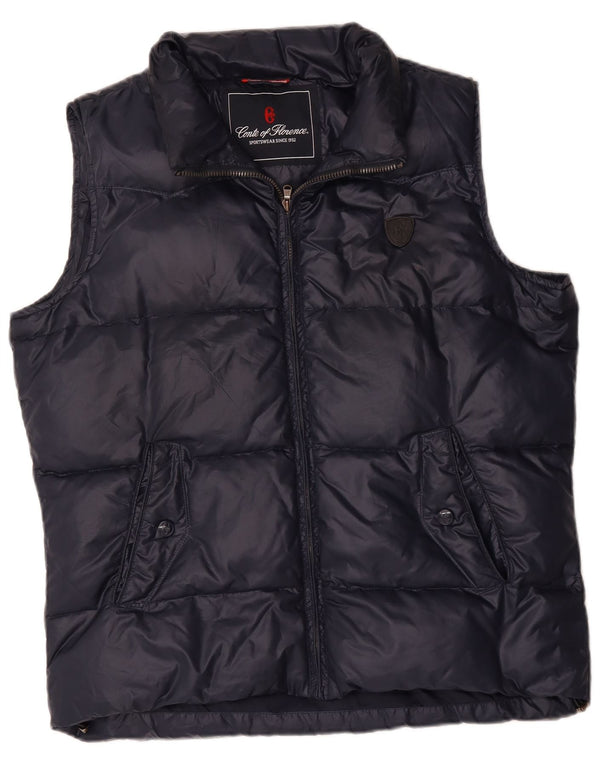 Męska wyściełana kamizelka Conte of Florence UK 42 XL, granatowa, poliester