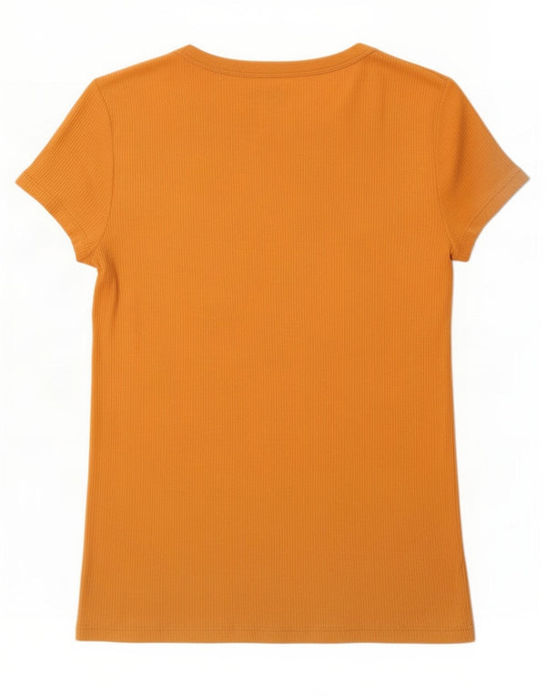 T-shirt damski Gap Top UK 10, mały, pomarańczowy, bawełniany