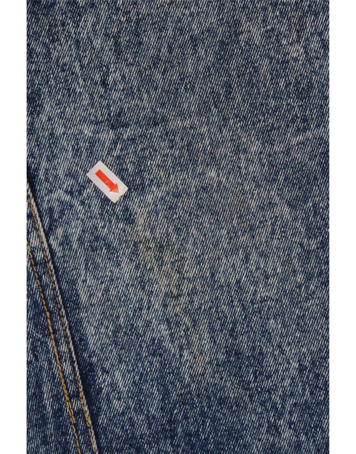 Damska spódnica jeansowa VINTAGE W32, duża niebieska