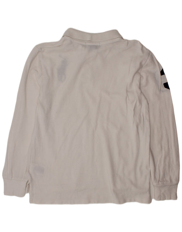 POLO RALPH LAUREN Chłopięca koszulka polo z grafiką, 10-11 lat, średnia biel