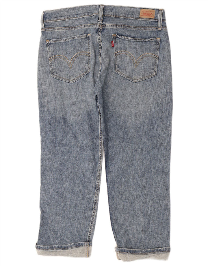 Damskie jeansy Levi's 524 Super Low Capri W32 L23 Niebieskie