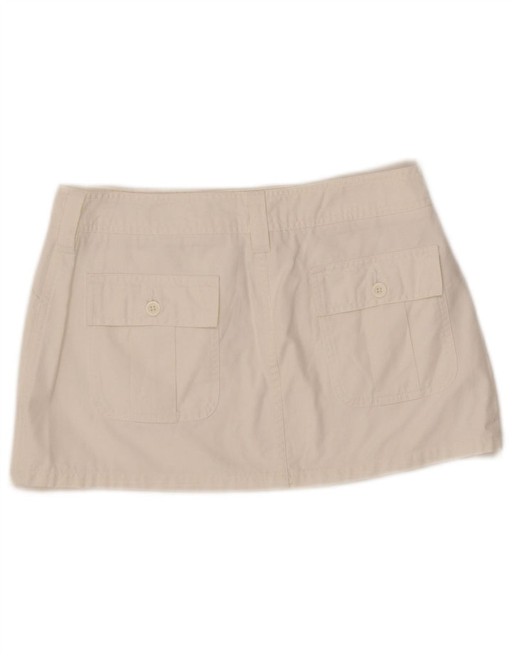 Spódnica damska Benetton IT 42 Medium W29 Biała bawełna