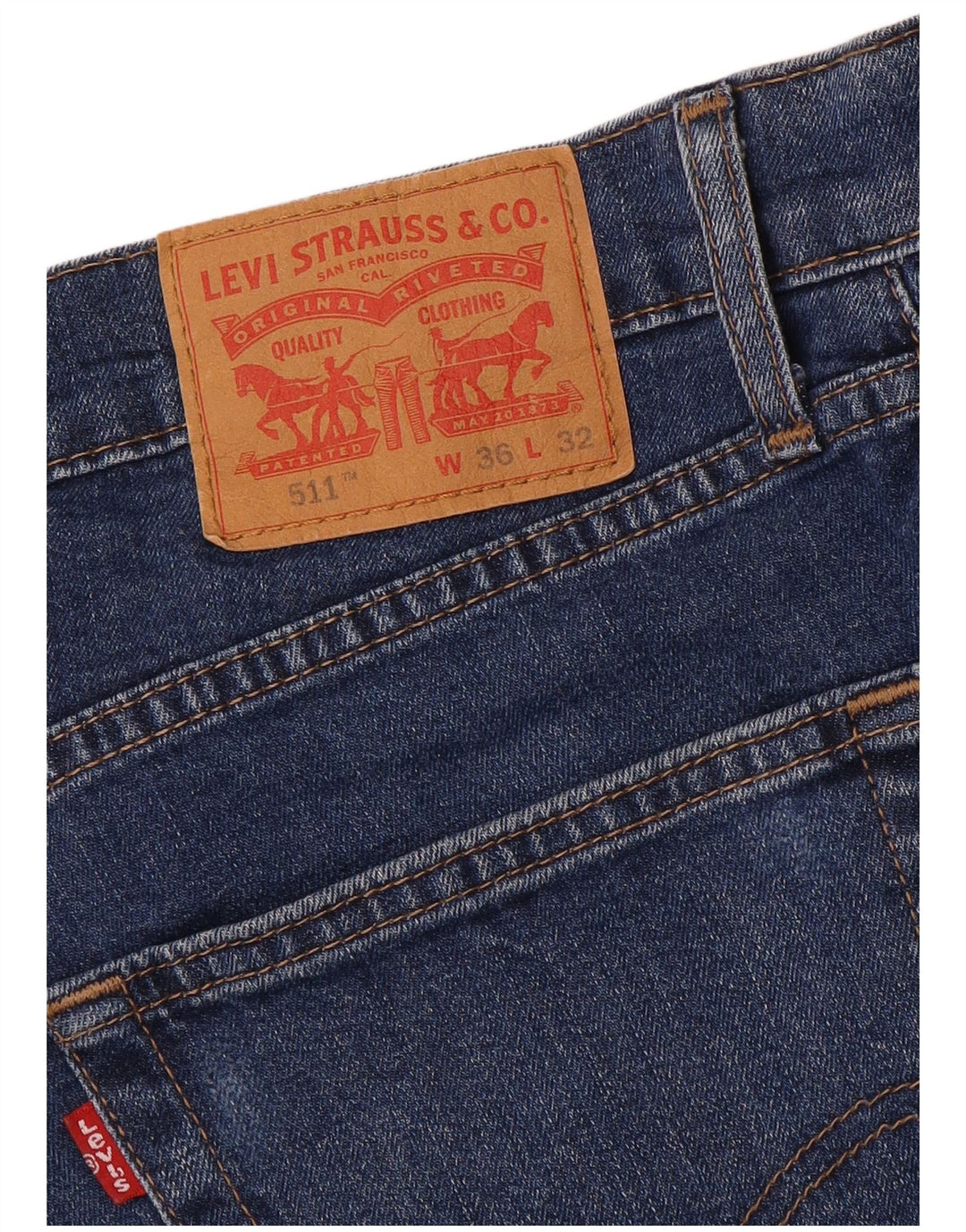 Męskie jeansy LEVI'S 511 Slim W36 L32 Niebieskie