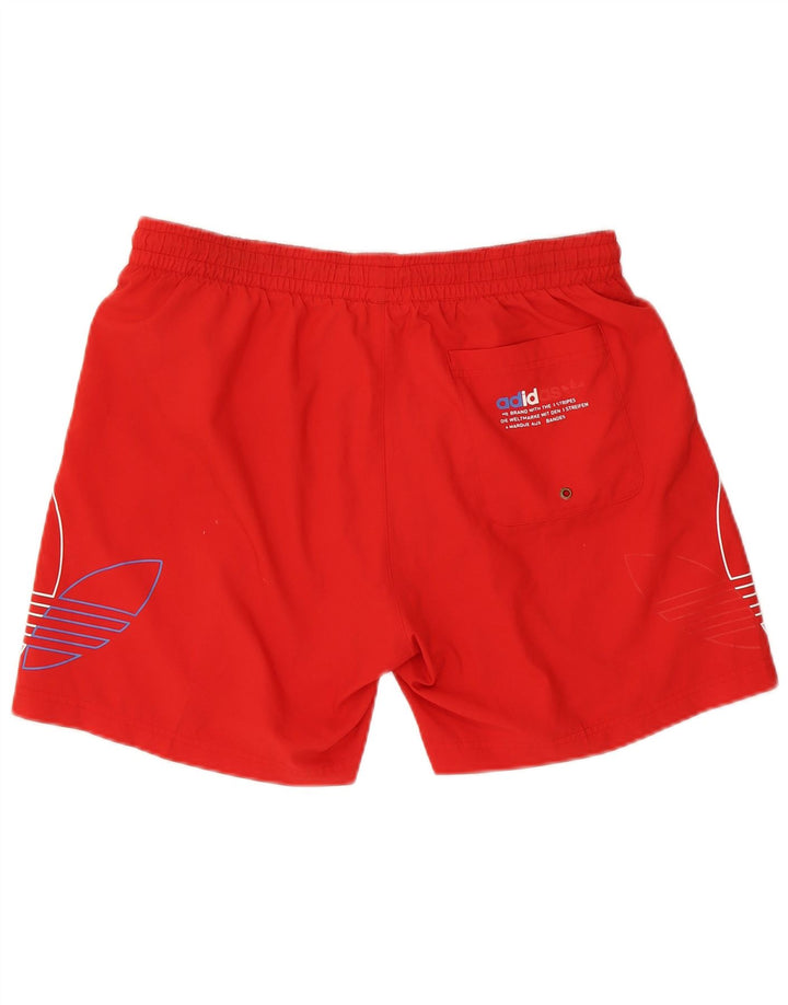 Męskie spodenki sportowe Adidas Prime Blue Graphic Graphic, duże, czerwone, poliestrowe