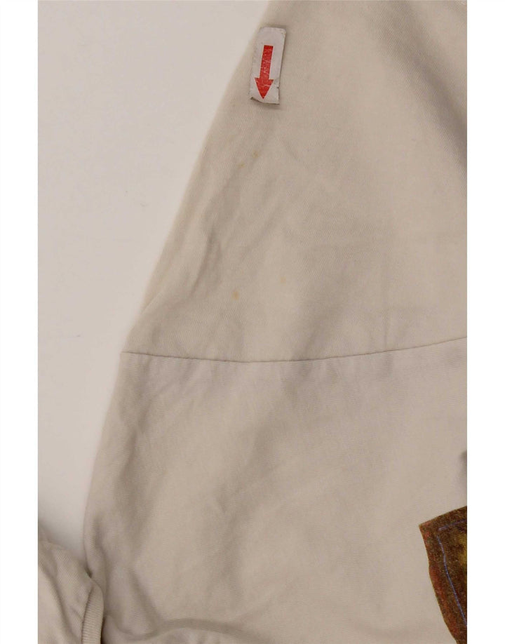 Męski T-shirt z grafiką Jack & Jones, duży, biały, bawełniany