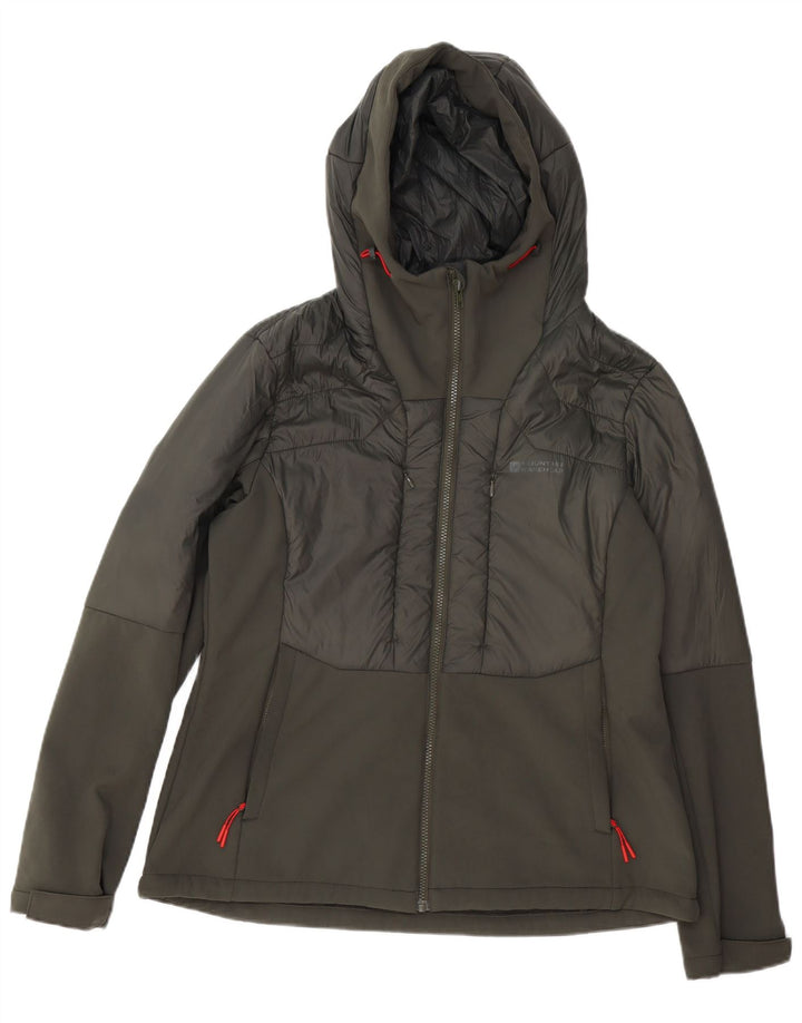 Damska kurtka wiatrówka z kapturem Mountain Warehouse UK 16, duża khaki