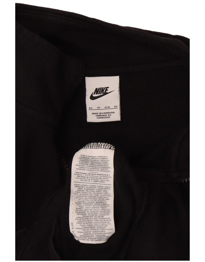 Męska bluza dresowa Nike XS, czarna, bawełniana z blokami kolorów