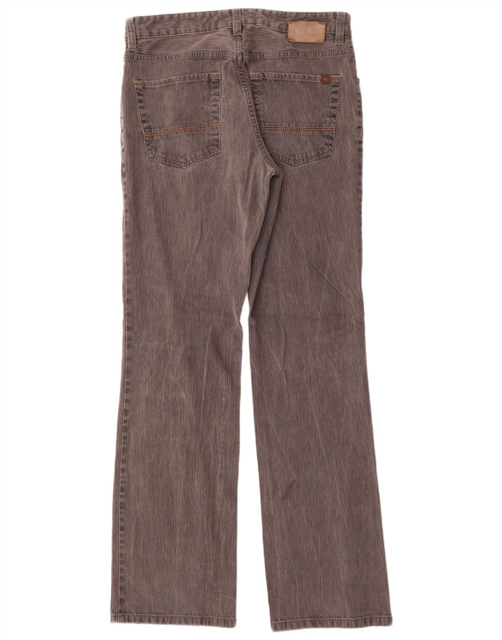 Camel Active Męskie spodnie typu bootcut W34 L34 Szara bawełna
