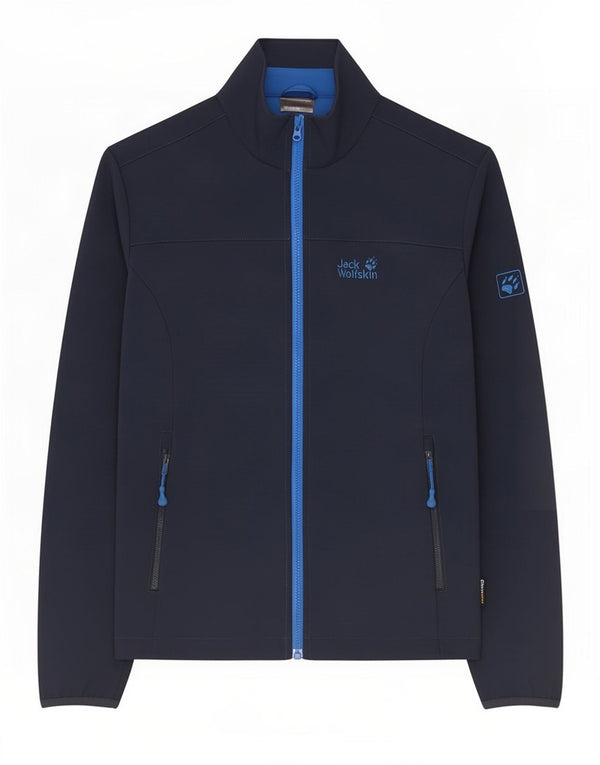 Męska kurtka dresowa Jack Wolfskin UK 36/38 Średni granatowy poliester