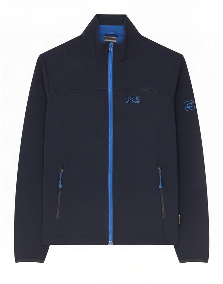 Męska kurtka dresowa Jack Wolfskin UK 36/38 Średni granatowy poliester