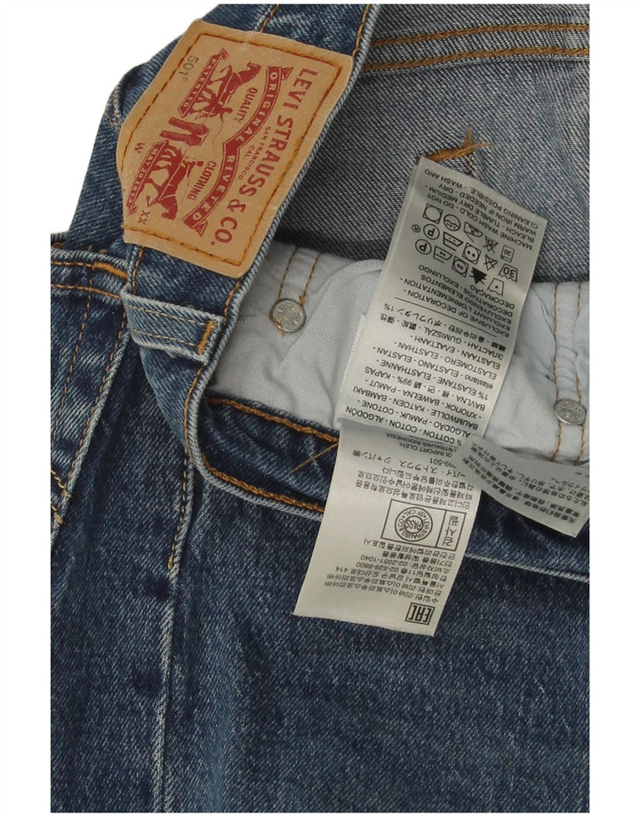 Męskie jeansy Levi's 501 Straight W30 L30 Niebieskie bawełniane