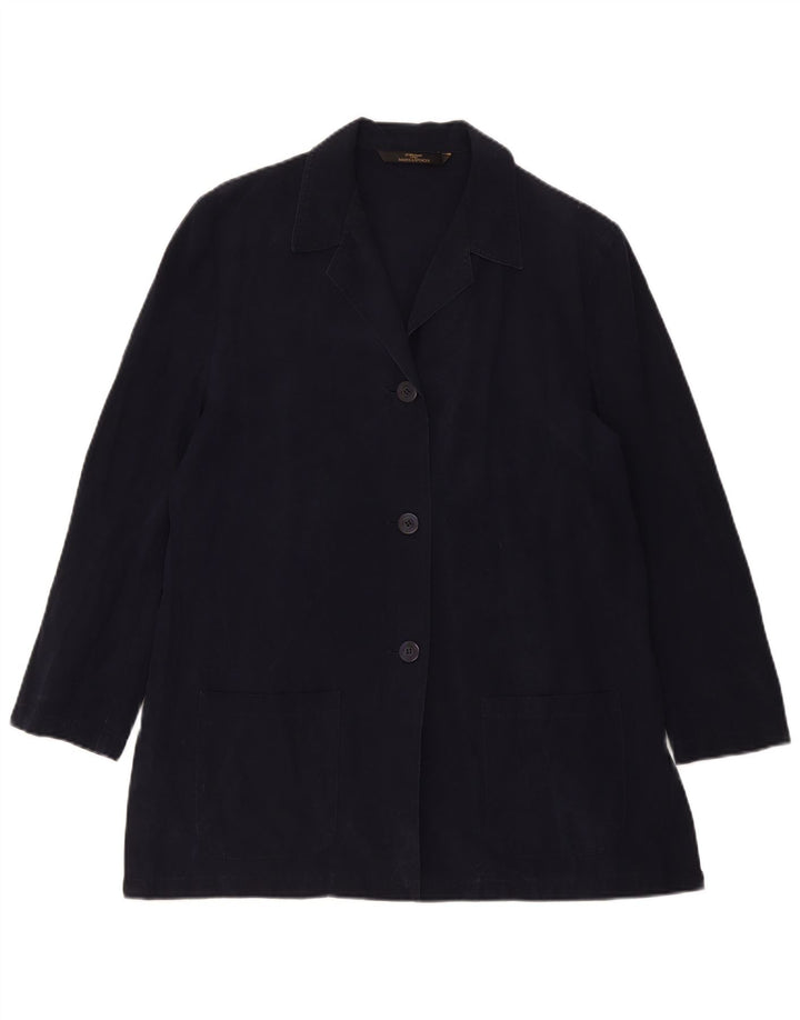 Marks & Spencer Damska marynarka St. Michael Blazer UK 14, duża, granatowa