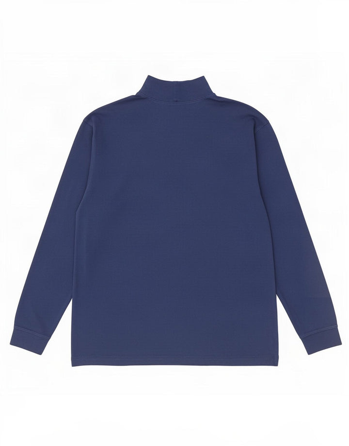 Męski top L.L.Bean z długim rękawem, duży, granatowy, bawełniany