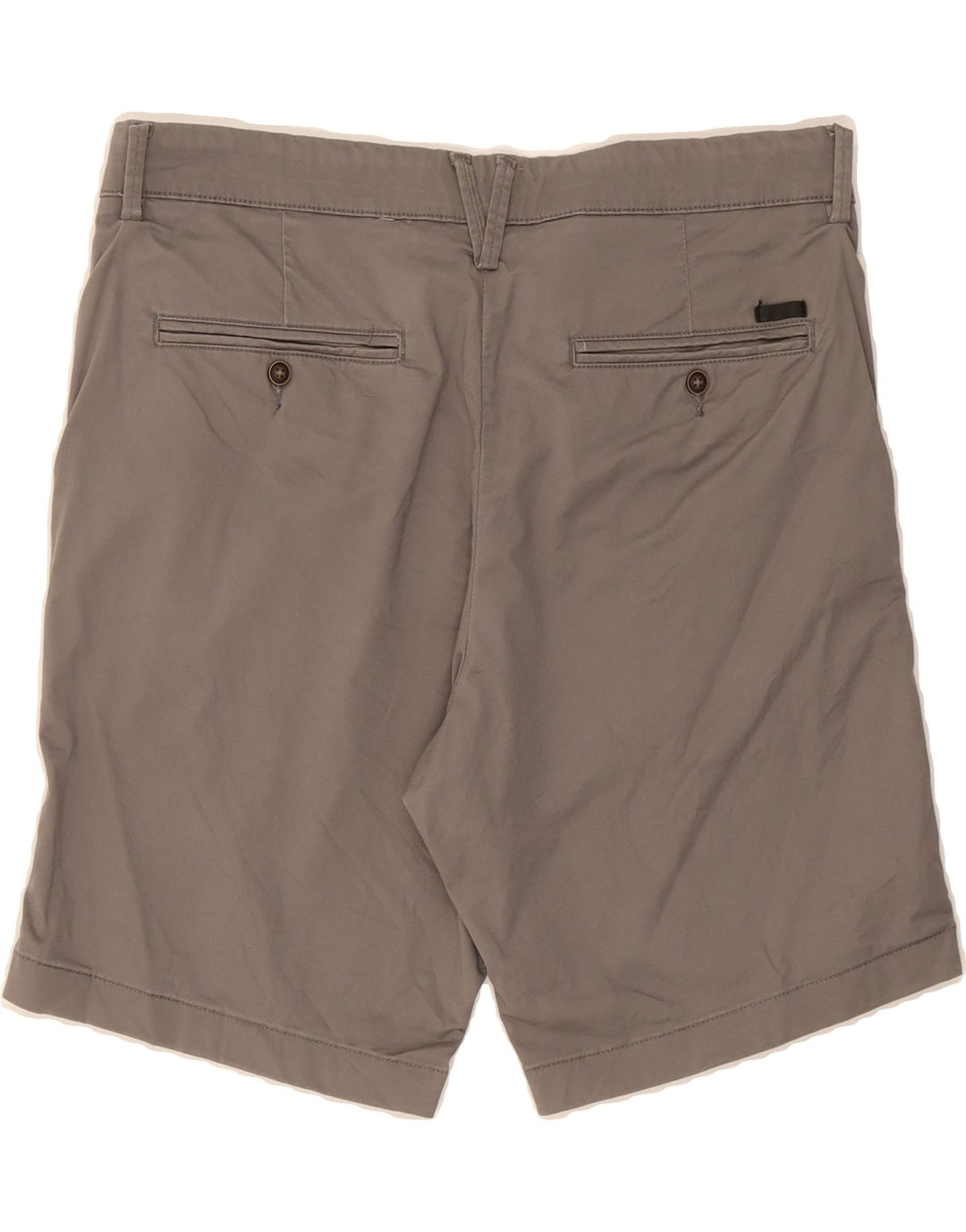 JACK & JONES Mens Regular Chino Shorts Large W34  Grey Cotton Vintage Jack & Jones and Second-Hand Jack & Jones from Messina Hembry 