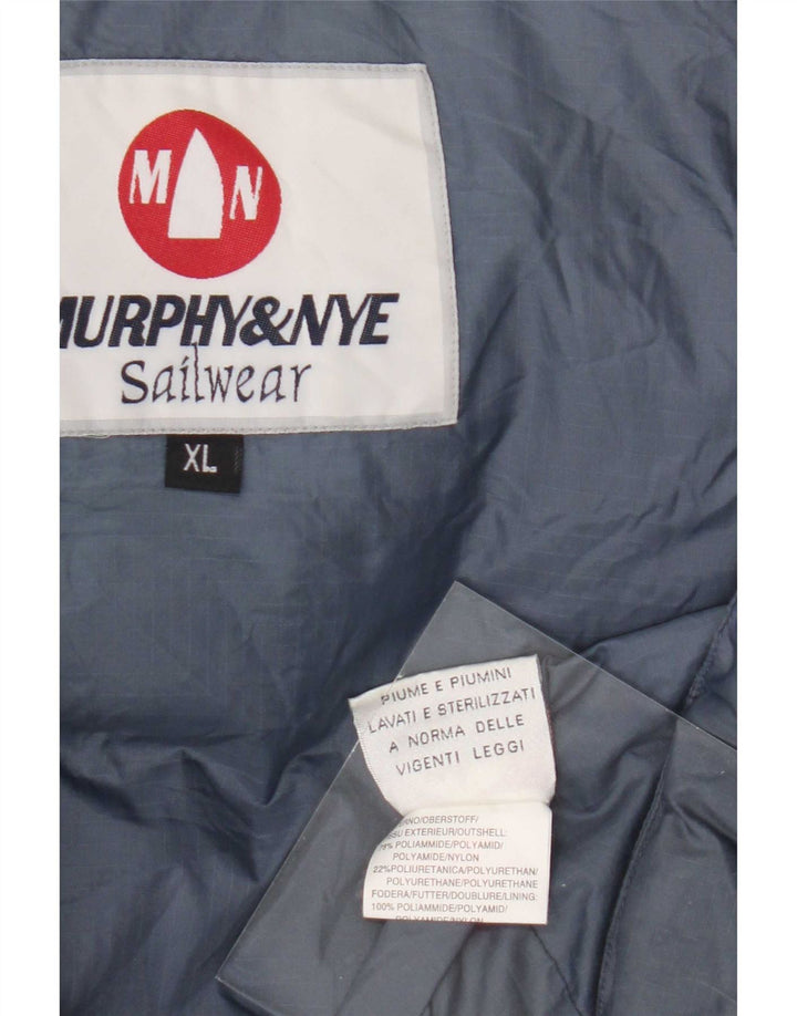 Męska wyściełana kamizelka Murphy & Nye UK 42 XL, niebieska, poliamid
